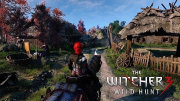 The Witcher 3 2K HD Reworked Project 4.6 4K Textures, Cinematic Realism v2, Wiedzmin Lighting Mod.