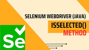 Selenium isSelected() method in Java | FullStackSDET