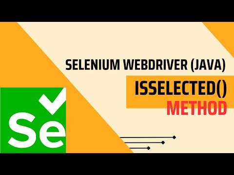 Selenium isSelected() method in Java | FullStackSDET