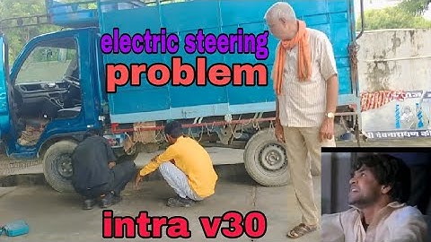 tata intra v30|| steering problem #electric #problam#viral