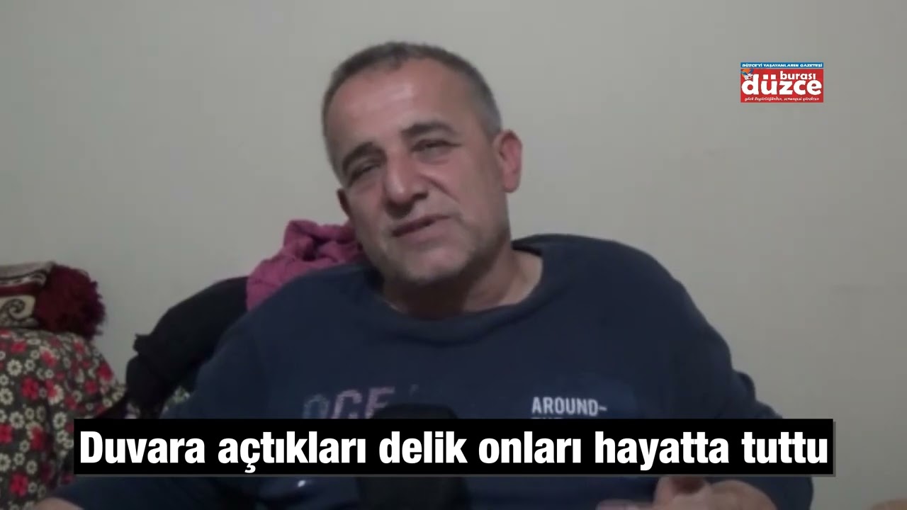 Duvara açtıkları delik onları hayatta tuttu