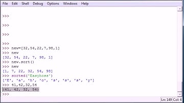 16.  SORT AND TUPLES