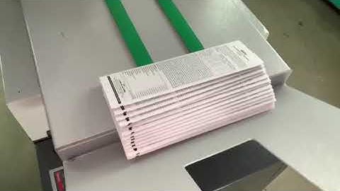 Leaflet Folding Machine Vacuum Feed | How Paper Folding Machine Works|How To Do Two Folds By Machine