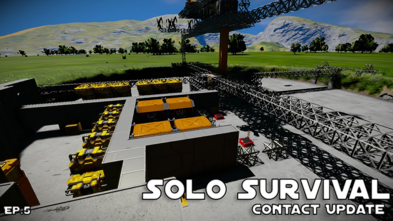Space Engineers - Solo Survival Contact Ep.5| Time Lapse - YouTube