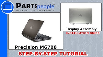 Dell Precision M6700 (P22F001) Display Assembly How-To Video Tutorial