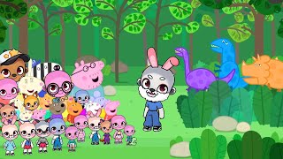 Peppa Pig In Avatar World Grampy Rabbits Dinosaur Park Full Episodes