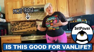 Is This Good For Vanlife? | SetPower MC20 Freezer/Fridge | Affordable Portable Van Fridge