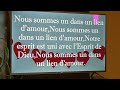 Nous Sommes Un Dans Un Lien D Amour 