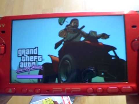 GTA vcs PSP unboxing + gameplay