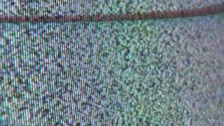 TV static on a 5inch aperture grille CRT