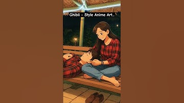 Ghibli Style Anime Art - New Trend - Trending Video #shortsvideo #trending #viralvideo #ghibli