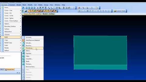 Geometry Module Demo - Femap NEi Nastran Nonlinear Analysis Demo Part 2