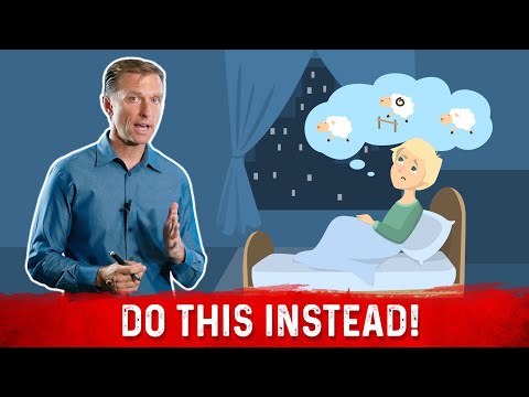 Why Counting Sheep Does Not Work for Sleep – Cause of Insomnia & Improving Sleep – Dr.Berg