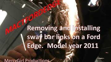 Ford Edge sway bar link removal and installation 2007-2014