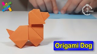 Easy Origami Dog Perfect For Beginners Diy Tutorial