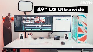 Wfh inspo! the lg 49wl95c-w ultra-wide has become my fave display for
productivity / video editing in premiere. subscribe to podcast that
creative life! h...