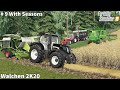The Harvest Season has arrived, Barley & Wheat harvesting│Walchen 2K20 With Season│FS 19│Timelapse#9