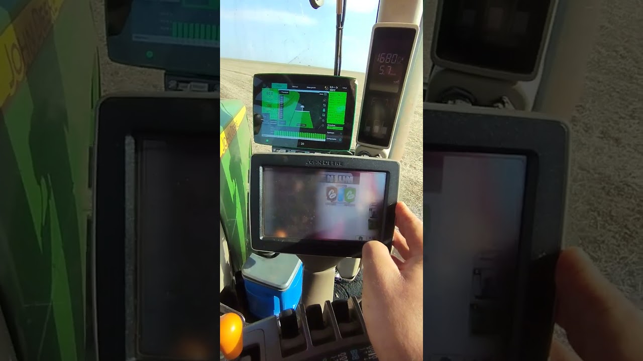 como trabalhador com uma plantadeira Momentum