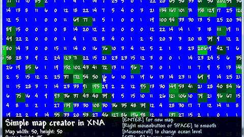 Map generator made in XNA