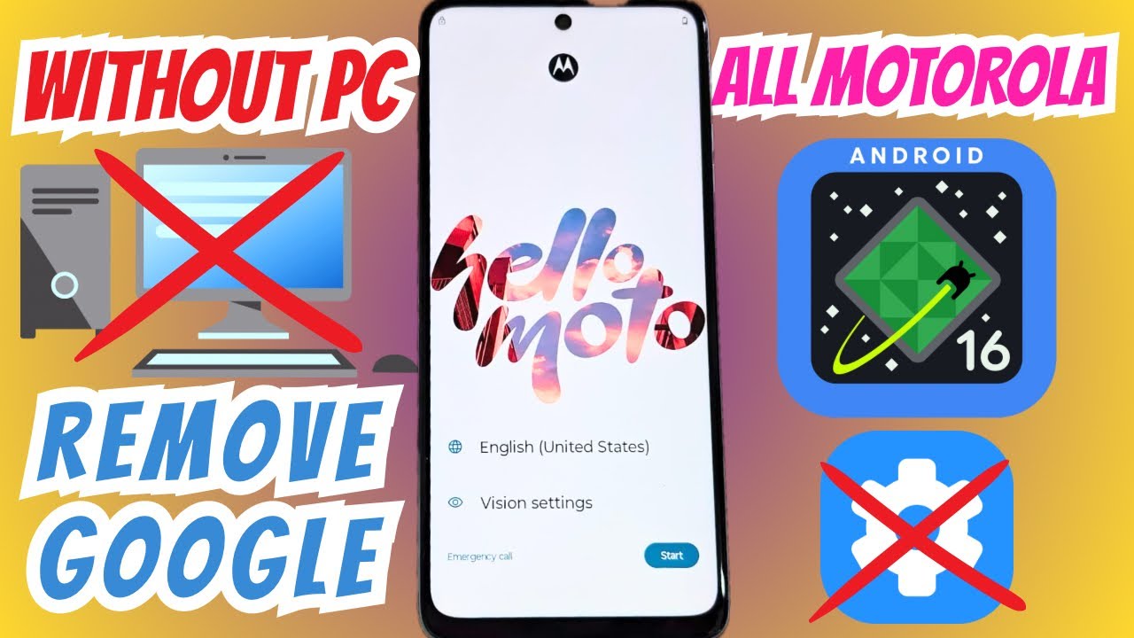 БЕЗ ПК - ВСЕ обходы frp Motorola, удаление аккаунта Google ANDROID 16 - 15 - 14