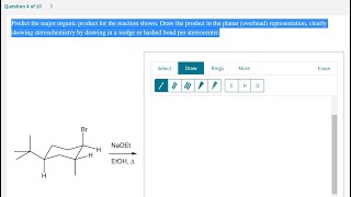 [Chemistry] Predict the major organic product for the reaction shown. Draw the product in the planar