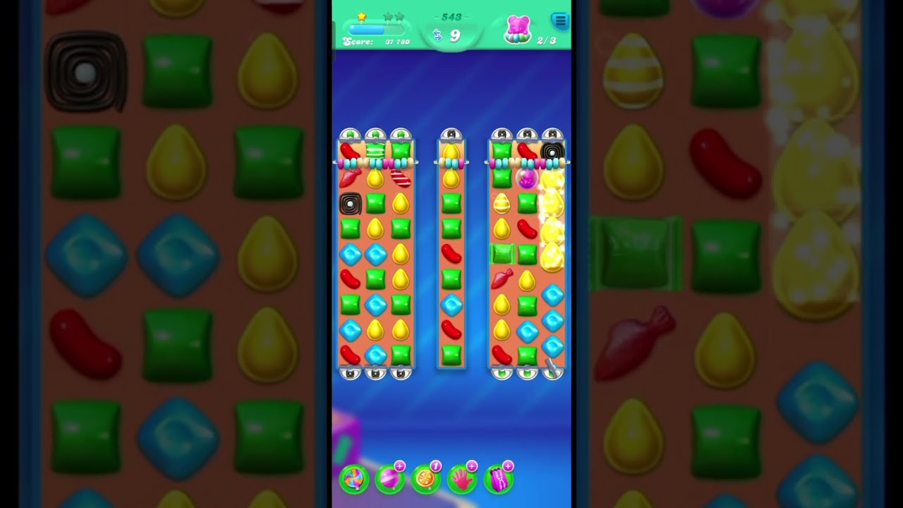 Candy crush soda saga level 543 & 544 | Candy 