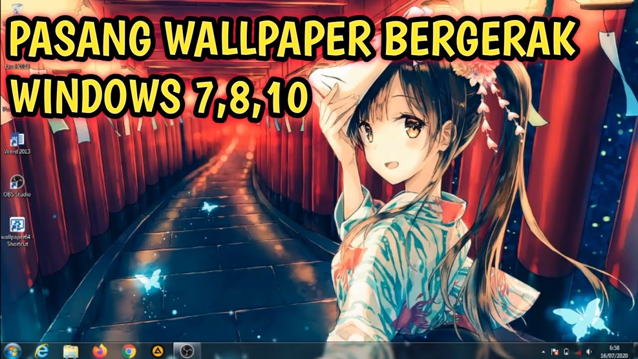 Wallpaper Laptop Anime Bergerak Picture MyWeb