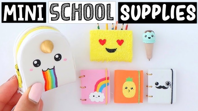 14 DIY Miniature School Supplies That Work! 