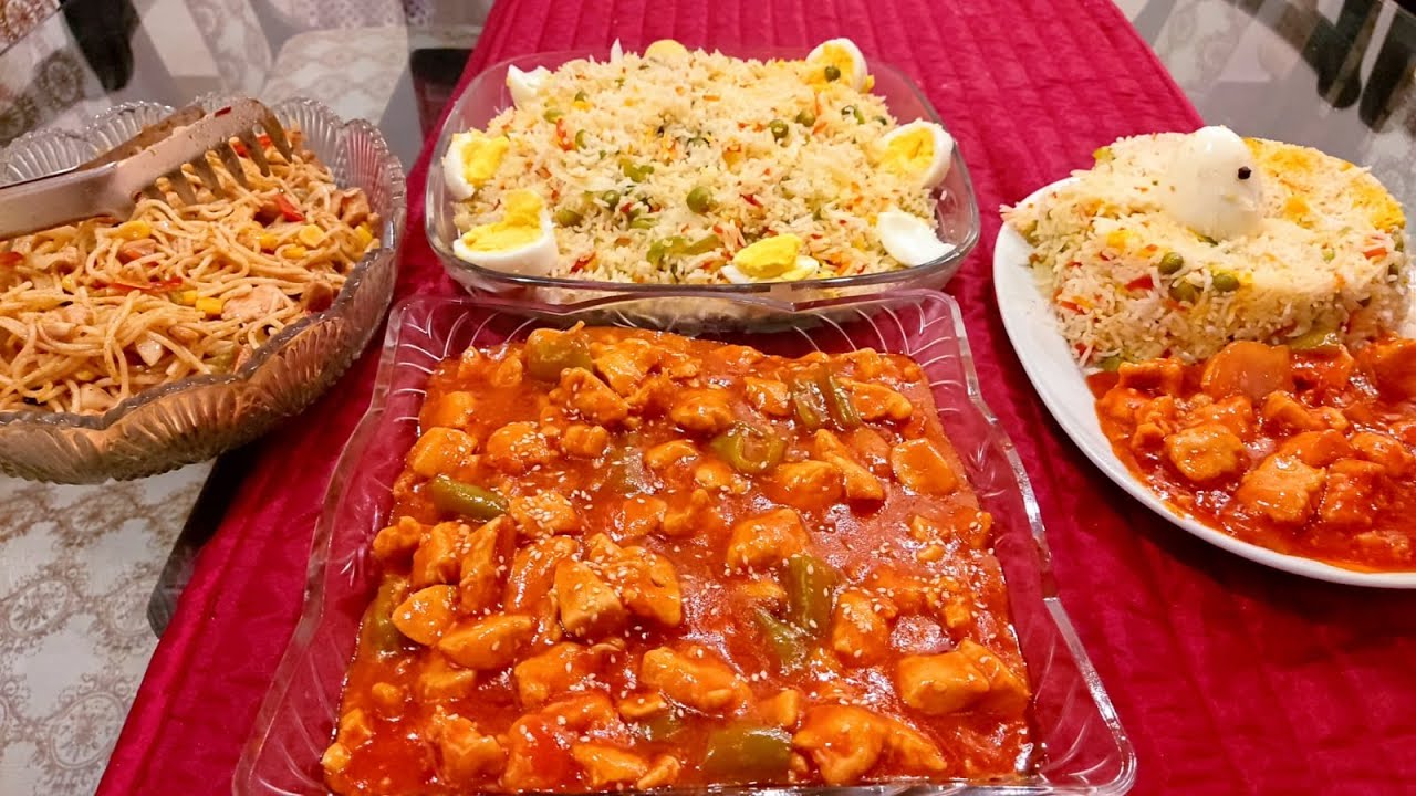 TODAY'S SPECIAL: CHICKEN MANCHURIAN AND CHINESE RICE