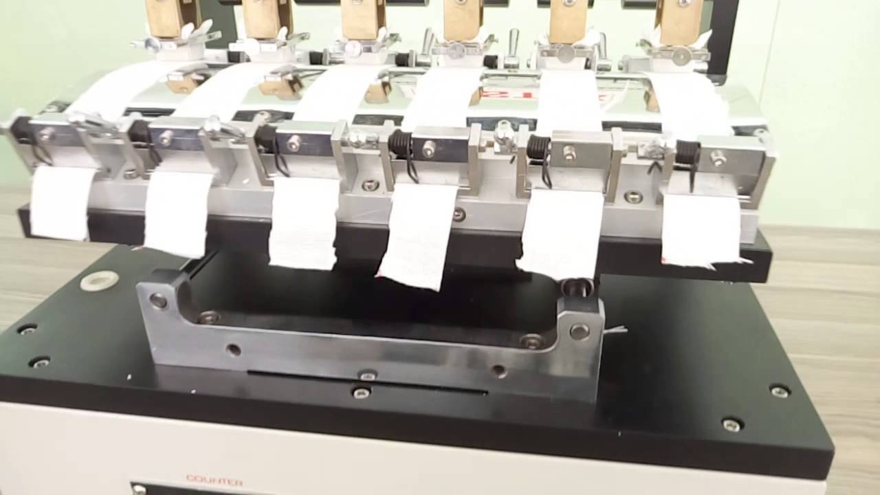 Rubbing Fastness (Gakushin) Tester - YouTube