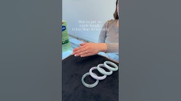 How to put on a jade bangle… in less than 30 seconds. 🕰️
