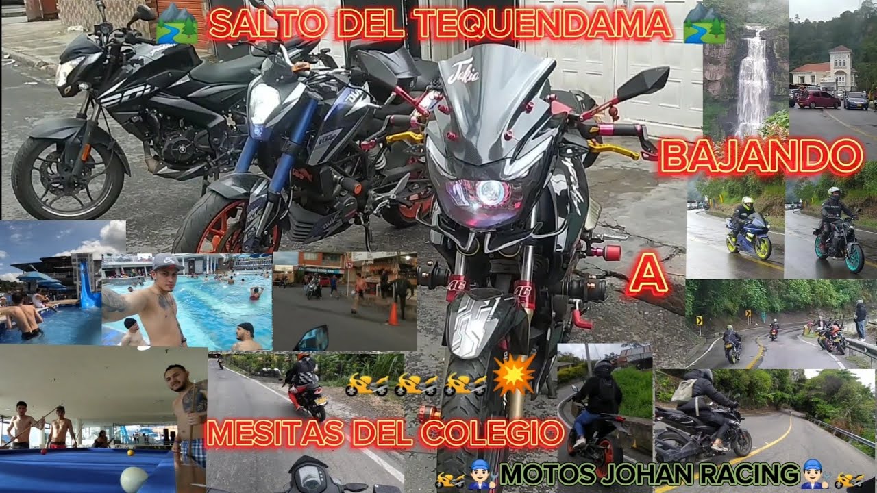 Salto del Tequendama Bajando a Mesitas del Colegio en #apache180 #duke200 #ns200fi