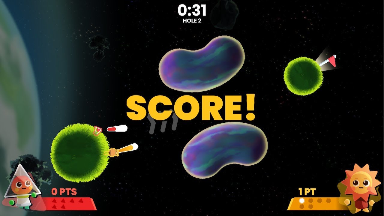 Which Way Up: Galaxy Games Gameplay 🌌 Nintendo Switch - Gravity-based party game