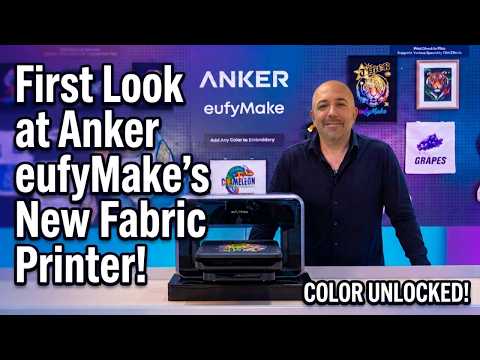 FIRST LOOK At The Anker eufyMake Fabric Printer - IFA 2026