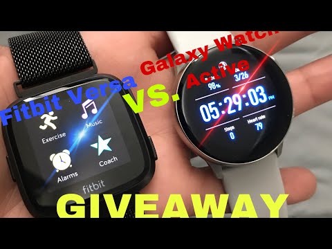 Galaxy Watch Active vs Fitbit Versa 