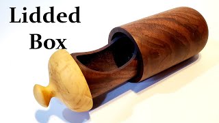 Woodturning Lidded Box