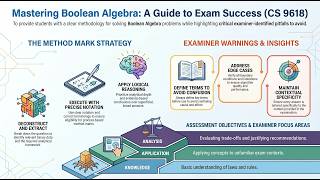 Boolean Algebra Basic Laws And Rules Computer Science 9618