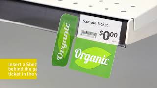 Kost Klip ClearVision® FlexChannel® Clip-In Ticket Molding