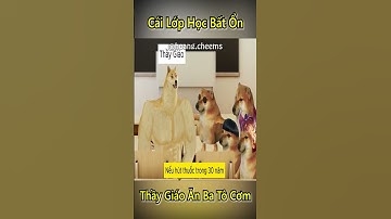 Cái Lớp Học Bất Ổn Của Anh Đen Xì Xì Thầy Giáo Ăn Ba Tô Cơm 🤣 #shorts