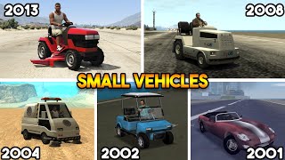 SMALLEST VEHICLES FROM EVERY GTA GAME