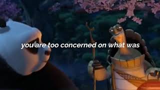 Dont Quit, Dont Quit, Noodles, Dont Noodles. You Are Too Concerned On What Was And What Will Be.