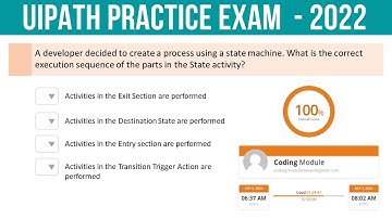 UiPath Practice Exam (Advanced - 2022) - Part 2