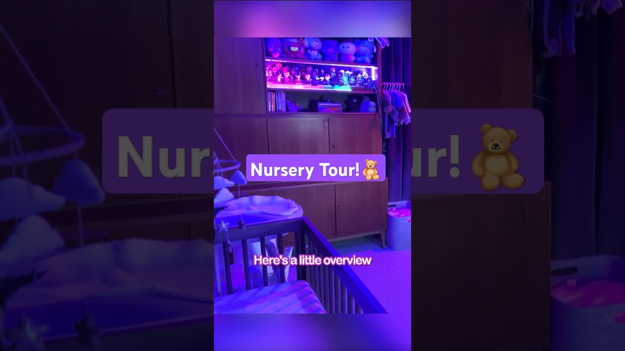 Organizing my Baby's Nursery!💖 #asmr