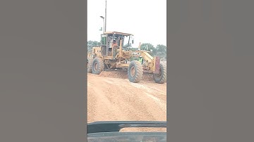 leveling grading Cat #cat #loader #roadconstructiondozer  #roadbuilding #roadconstruction #roadbuild