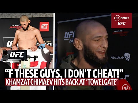 "F These Guys, I Don't Cheat!" Khamzat Chimaev Hits Back At 'Towelgate' 😤