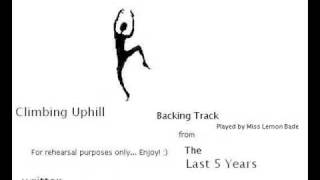 Climbing Uphill Backing Track Instrumental (The Last Five Years) Piano Karaoke chords