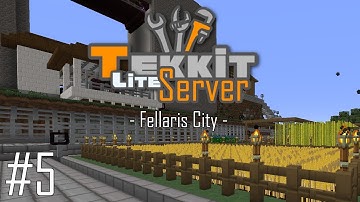 Tekkit Lite Server: Part 5 - A Tour In The City Of Fellaris
