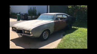 1968 Oldsmobile 442 Fan Shroud Install https://youtu.be/2kg4fYMoFA4 1977 Oldsmobile Cutlass Supreme Radiator Shroud