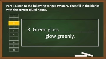 Plural Nouns in Tongue Twisters || ESL Listening Exercise