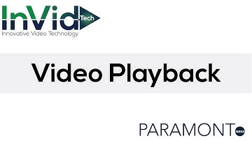 Video Playback Training
